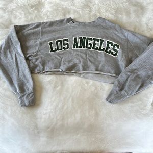 Full tilt Los Angeles cropped sweater